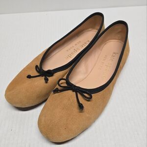 Kate Spade New York Honey Ballet Flats In Tan Suede 9.5